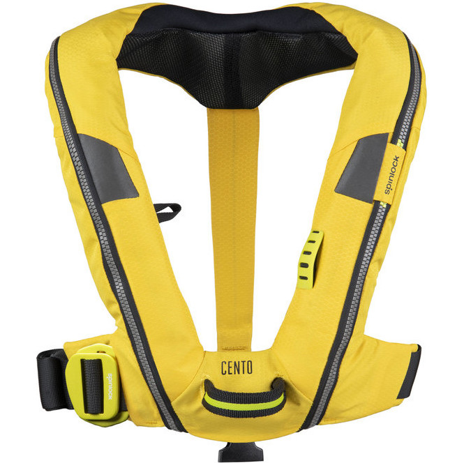 2026 Spinlock Junior Deckvest Cento 100N Lifejacket Harness DW-CEN / ASY - Yellow
